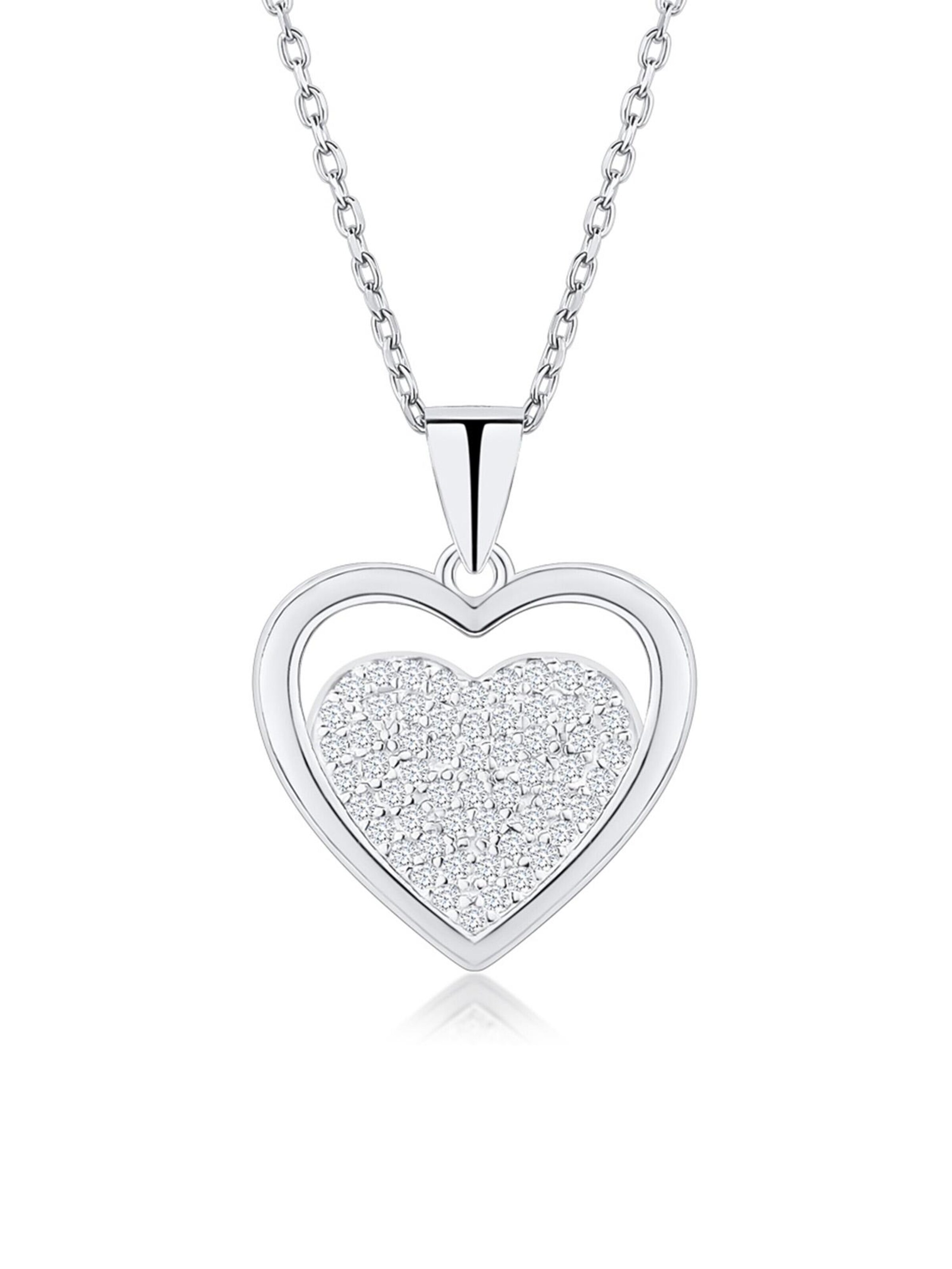DANIEL CLIFFORD Necklace 'Jasina' in Silver: front
