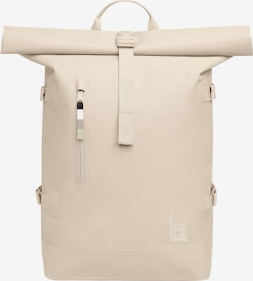 Sac à dos 'Rolltop 2.0' Got Bag en beige : devant