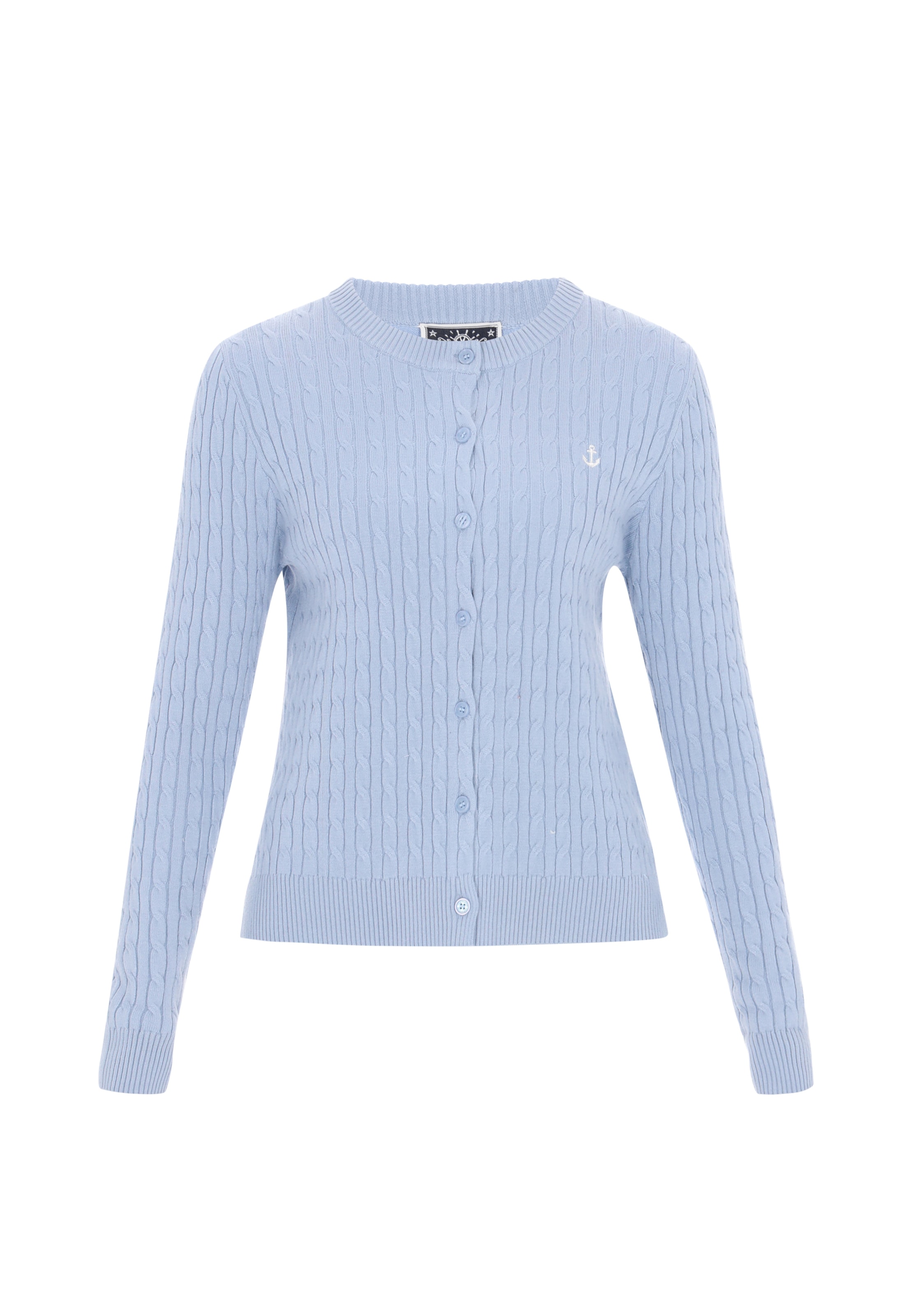 DreiMaster Maritim Kardigán - Modrá: predná strana