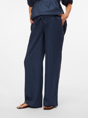 MAMALICIOUS Wide leg Broek in Blauw
