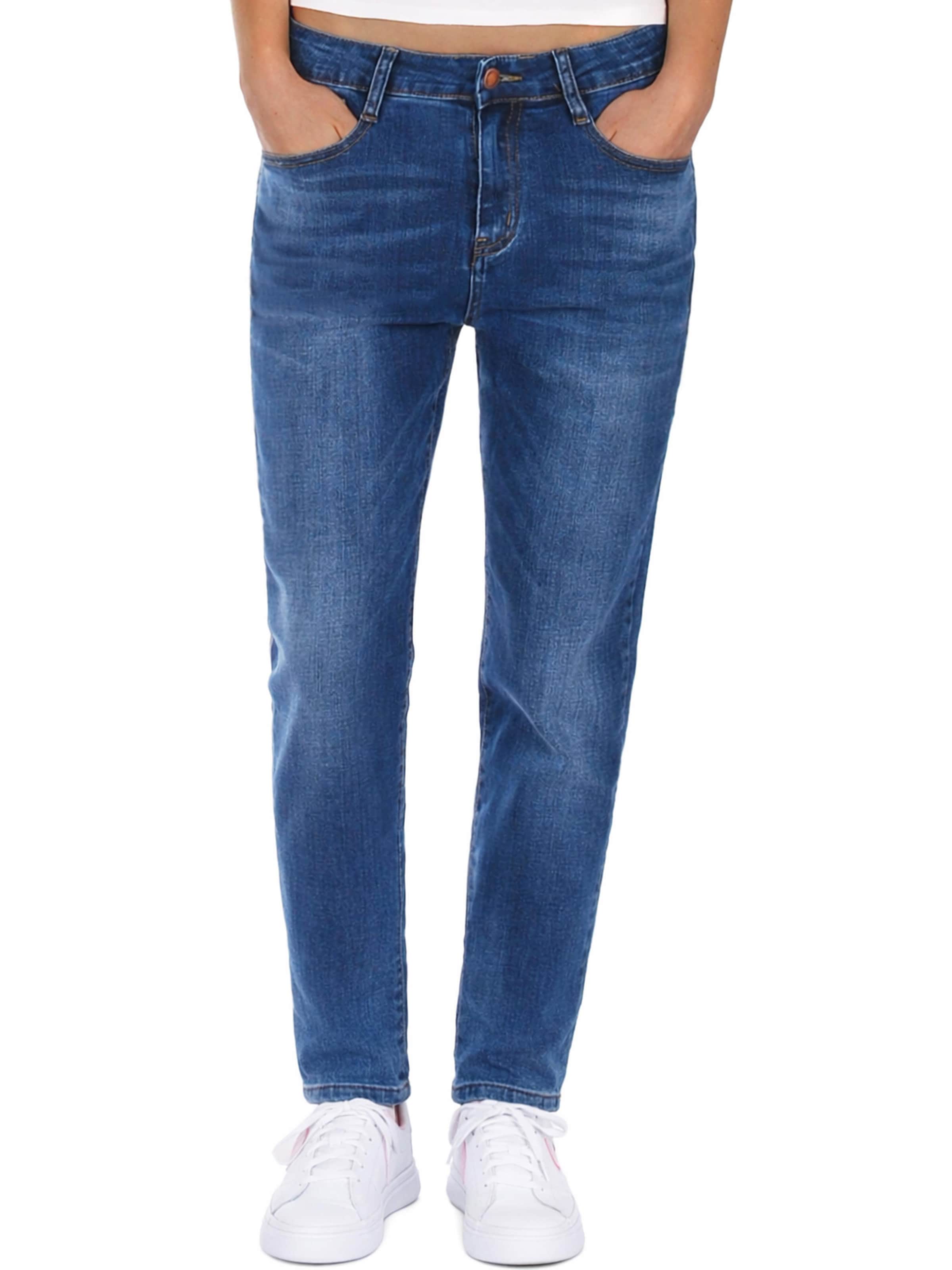Fraternel Jeans 'Fraternel Damen Boyfriendjeans' in blue denim, Produktansicht
