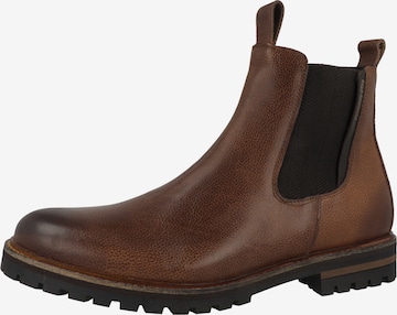 PANTOFOLA D'ORO Chelsea Boots 'Luke' in Brown: front