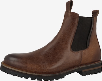 PANTOFOLA D'ORO Chelsea boots 'Luke' in Bruin: voorkant