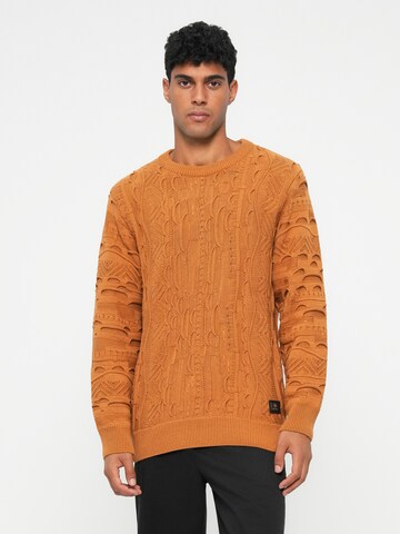 Carlo Colucci Свитер в Бежевый: спереди