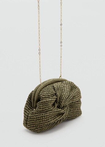 MANGO Clutch 'Sita' in Green