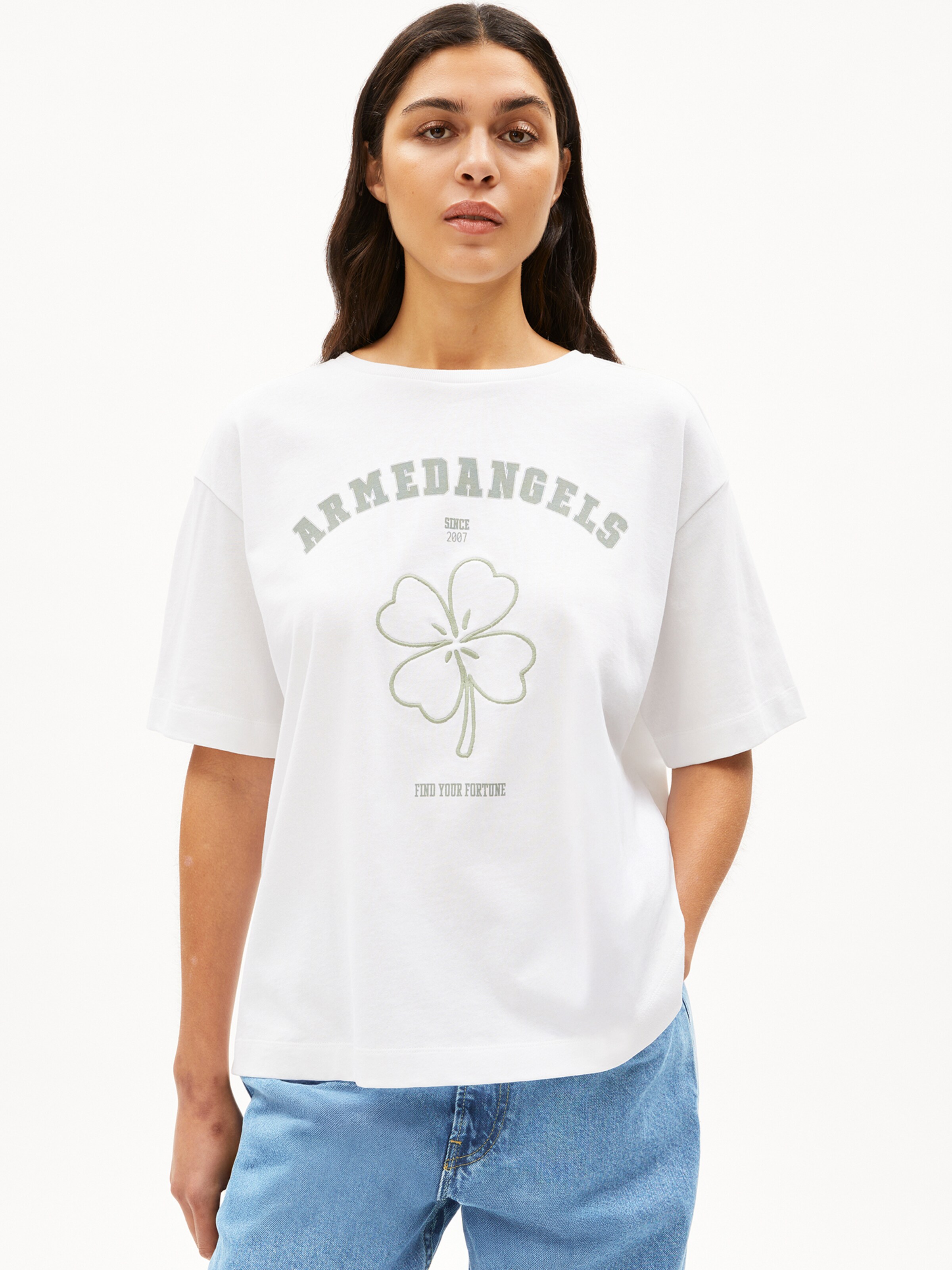 ARMEDANGELS Shirt in White: front