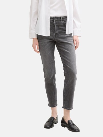 TOM TAILOR DENIM Slimfit Jeans 'Lotte' in Grau: Vorderseite