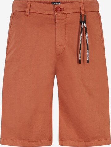 STRELLSON Regular Broek ' Crush ' in Oranje: voorkant