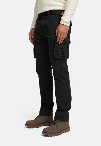 Regular Jeans cargo 'INPascan' INDICODE JEANS en noir