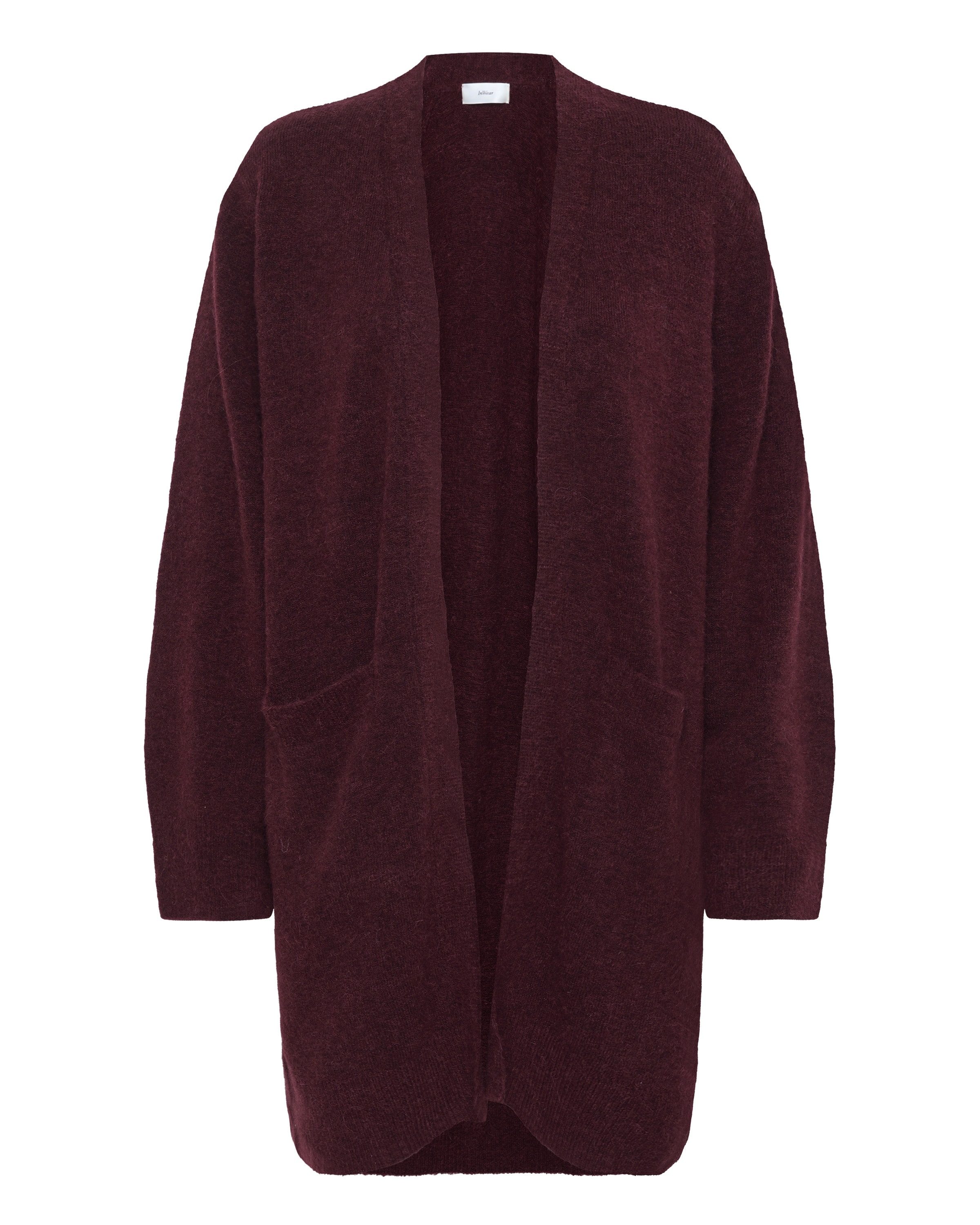 Cardigan oversize 'Guni' InWear en rouge : devant