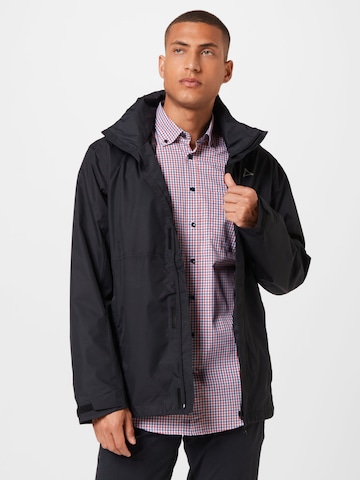 Veste outdoor Schöffel en noir : devant