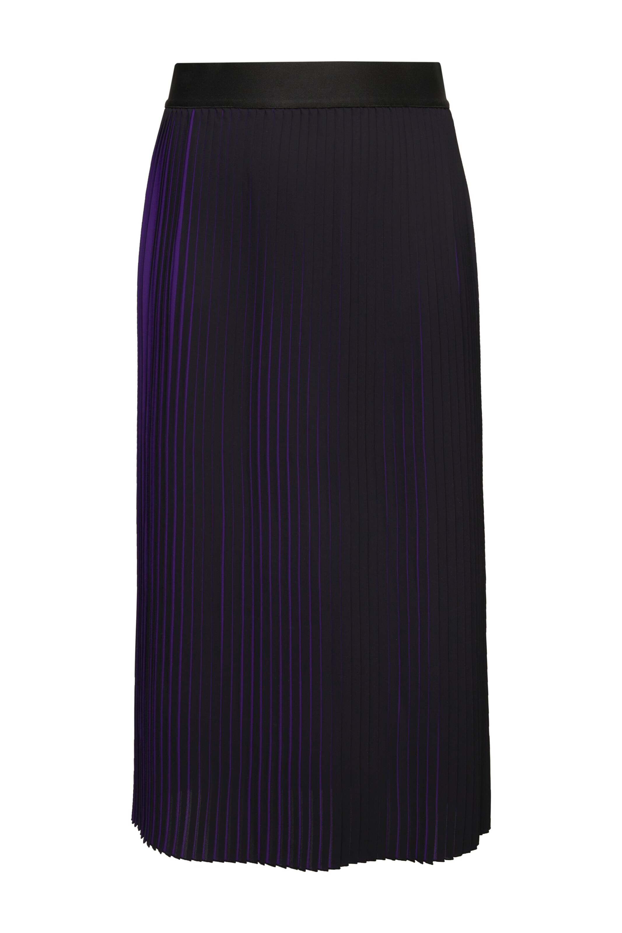 Ulla Popken Rock in Blau: Vorderseite