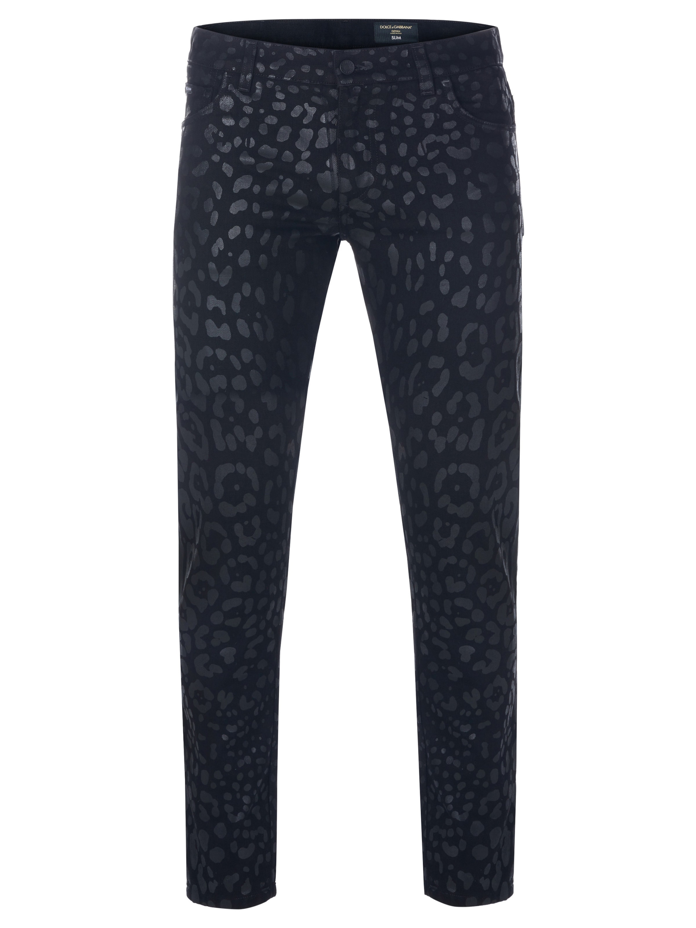 DOLCE & GABBANA Slim fit Jeans in Black: front