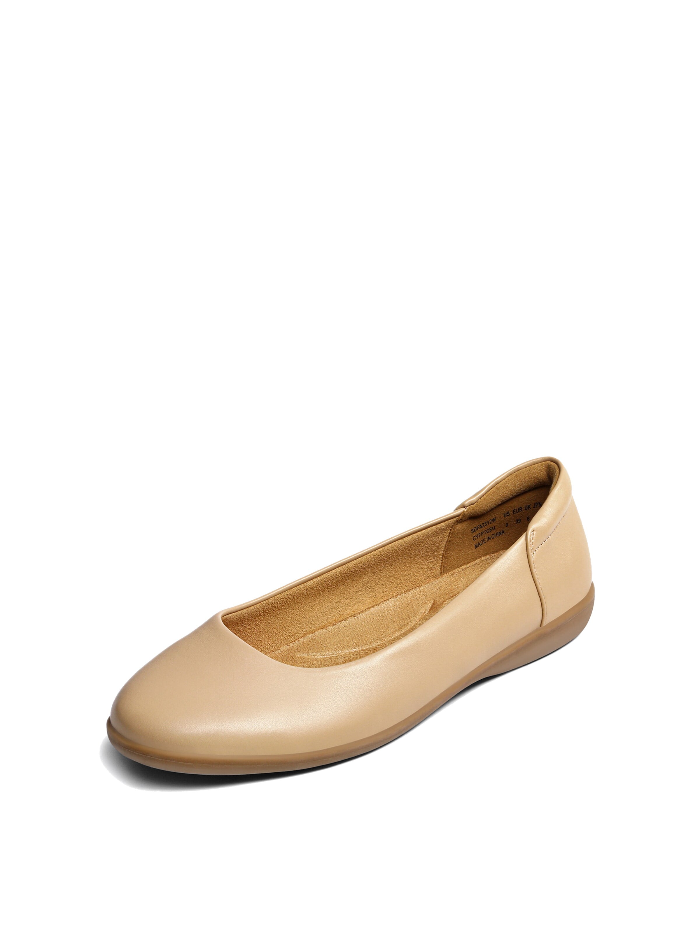 Dream Pairs Ballerina i beige: framsida