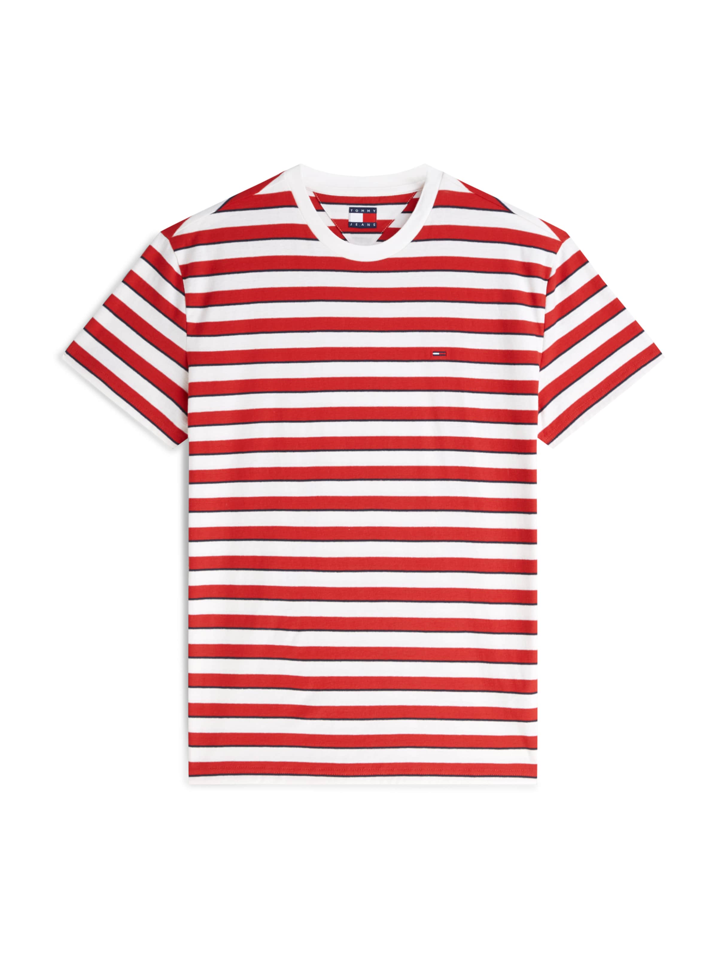 Tommy Jeans Paita 'ESS' värissä valkoinen: etupuoli