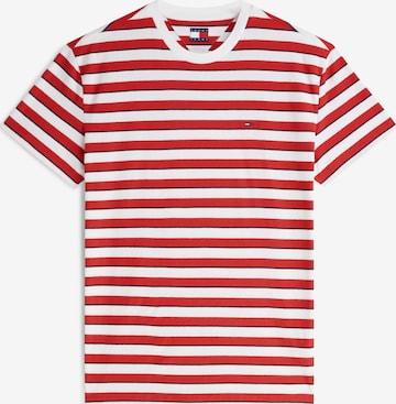 Tommy Jeans Paita 'ESS' värissä valkoinen: etupuoli