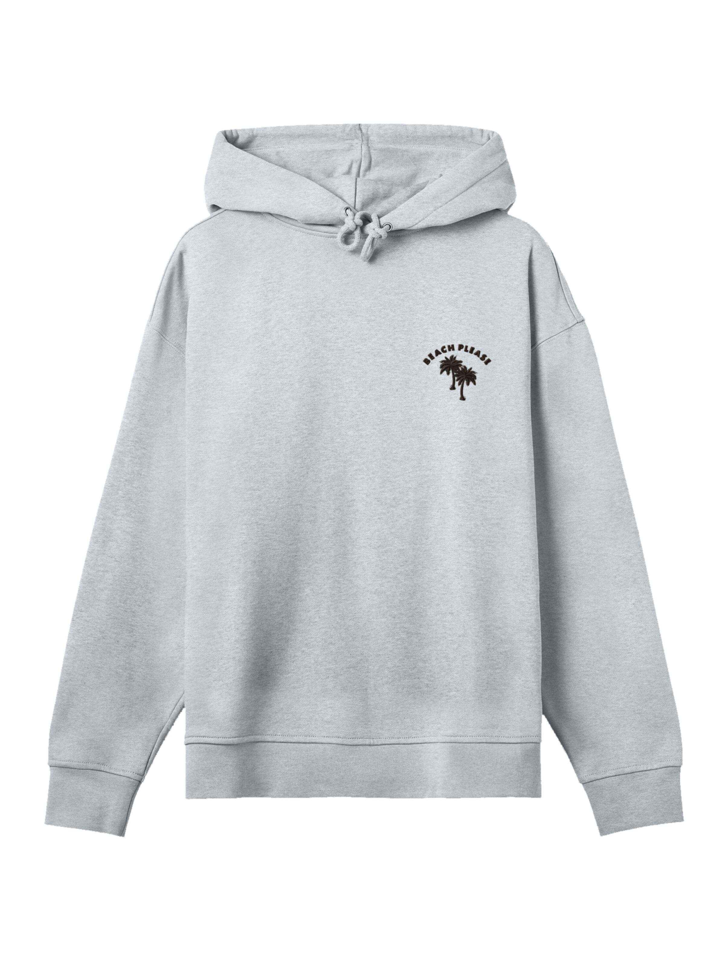 F4NT4STIC Sweat-shirt 'Beach Please' en gris / noir, Vue avec produit