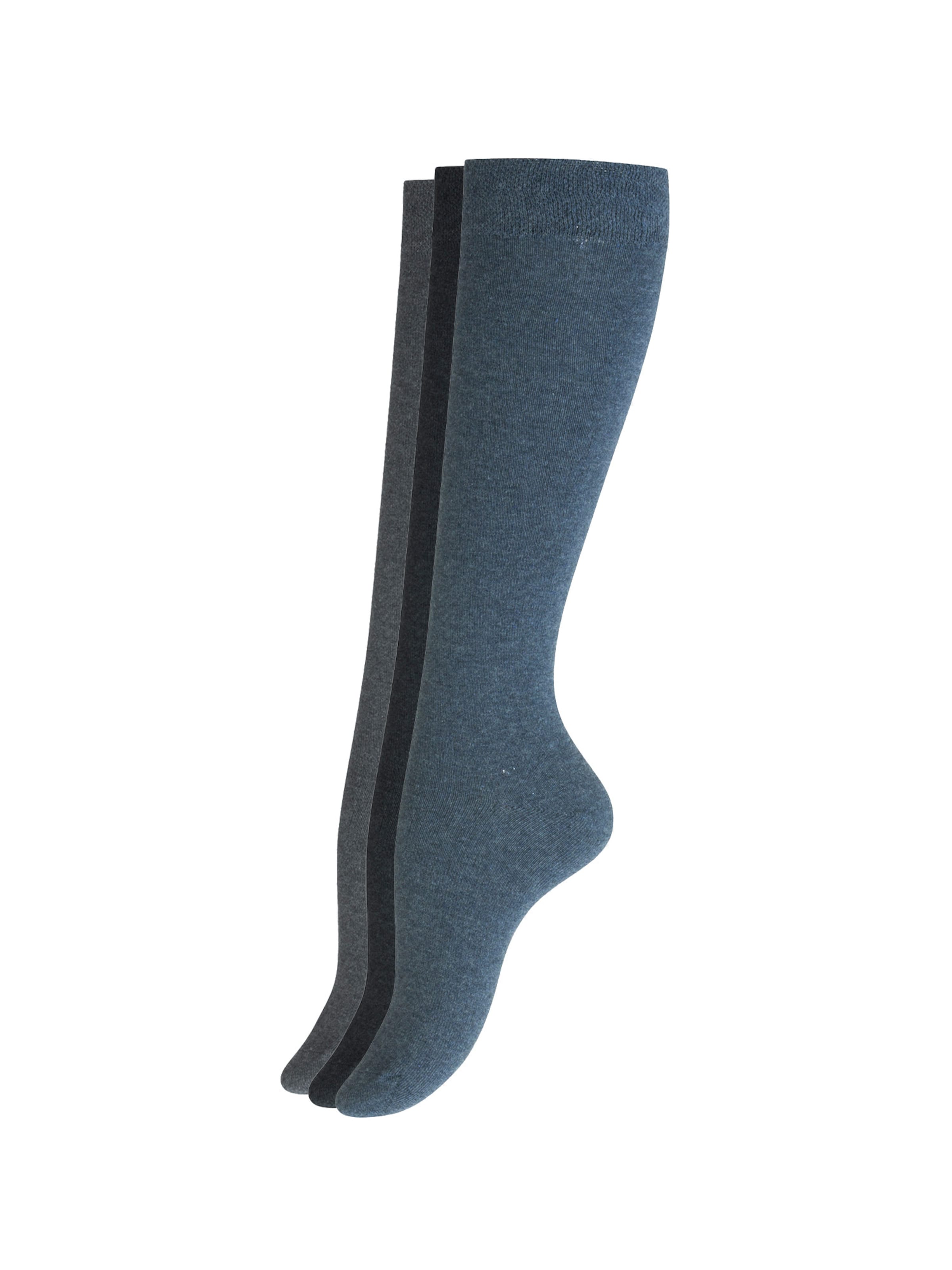 Yenita Kniestrümpfe in Blau: Vorderseite