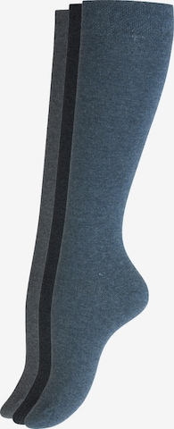 Yenita Knee socks in Blue: front