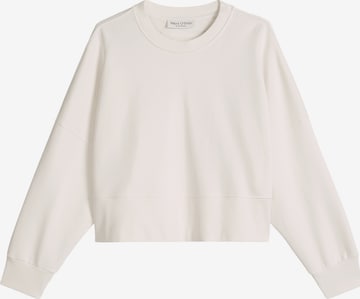 Sweat-shirt Marc O'Polo en beige : devant