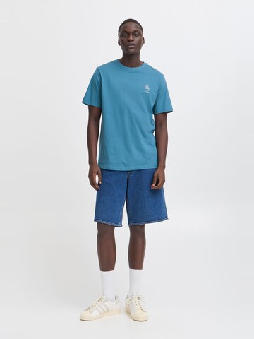 T-Shirt 'BHJeppe' BLEND en bleu