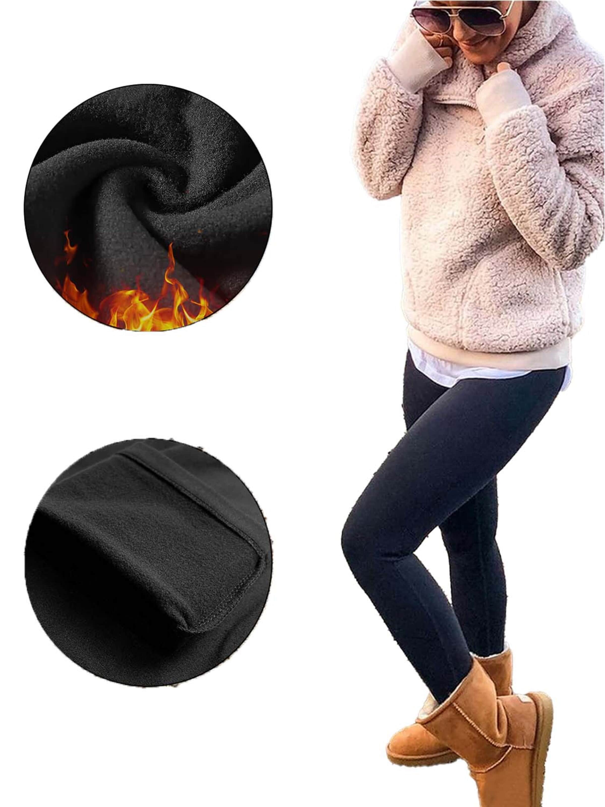 KoJooin Slimfit Legginsy 'Damen Thermo-Leggings mit hohem Bund, weichem Futter und sportlichem Design' w kolorze niebieski