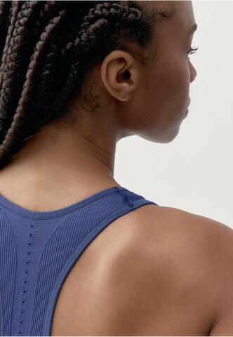 Born Living Yoga Bustier Sporttop 'Zina' in Blau