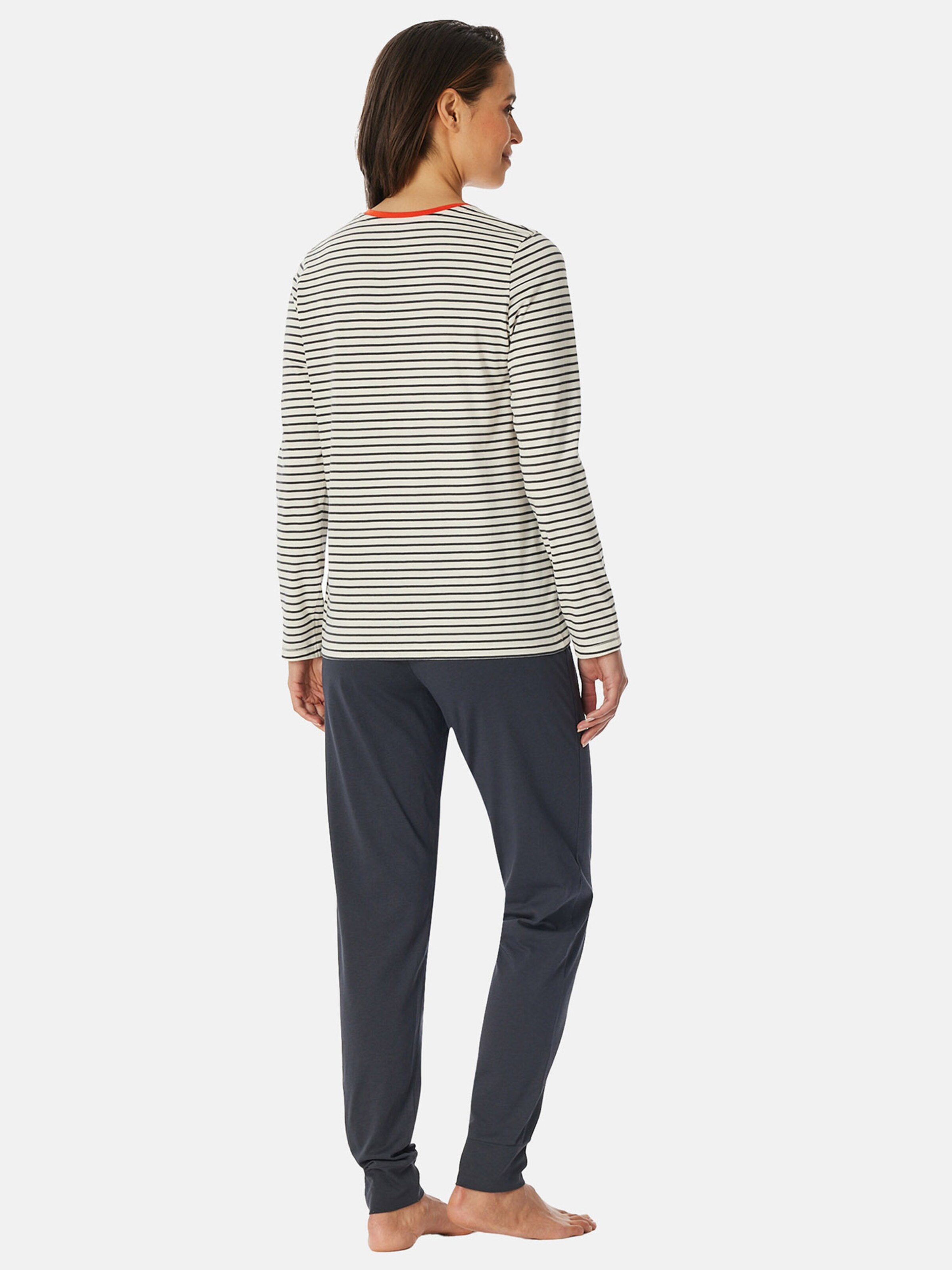 SCHIESSER - Pijama ' Casual Essentials ' en beige