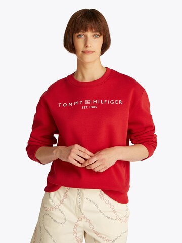 TOMMY HILFIGER Sweatshirt in Rot: Vorderseite