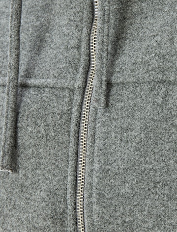 Koton Zip-Up Hoodie in Grey