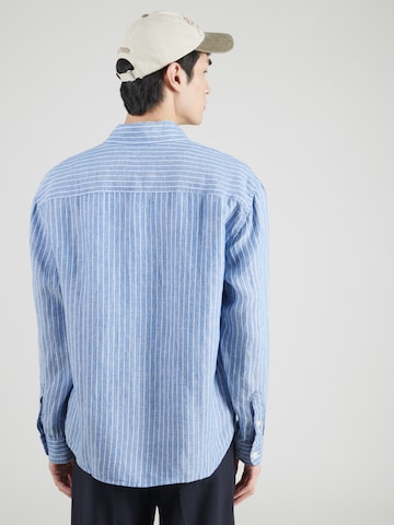 Abercrombie & Fitch Regular fit Skjorta 'FEB4' i blå