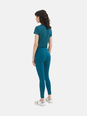 TOM TAILOR Skinny Leggings 'Anke' in Grün