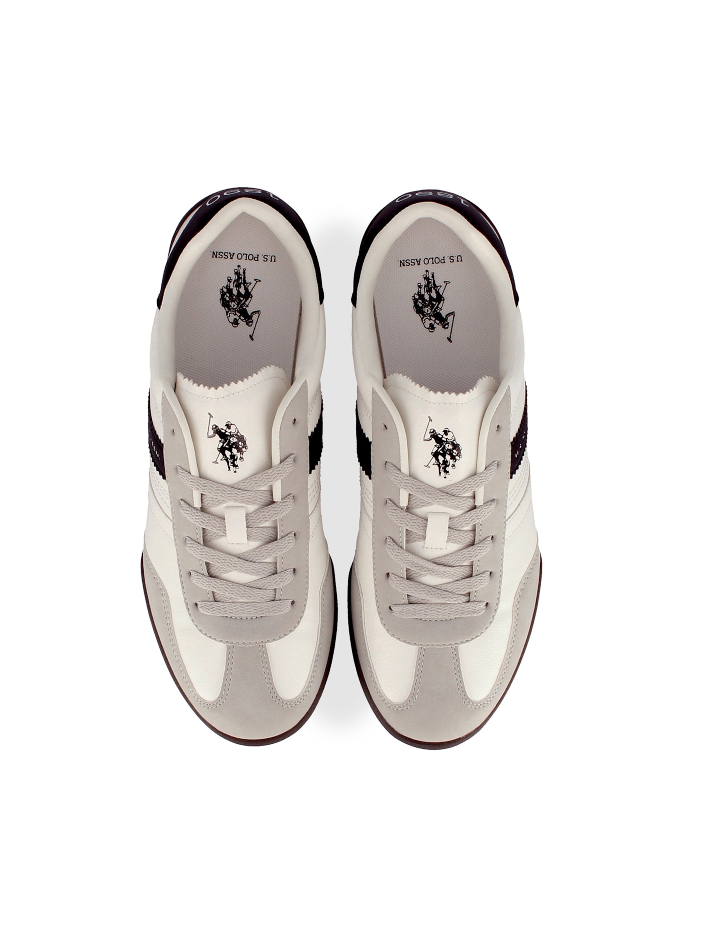 Baskets basses 'Jazz' US POLO ASSN. en blanc