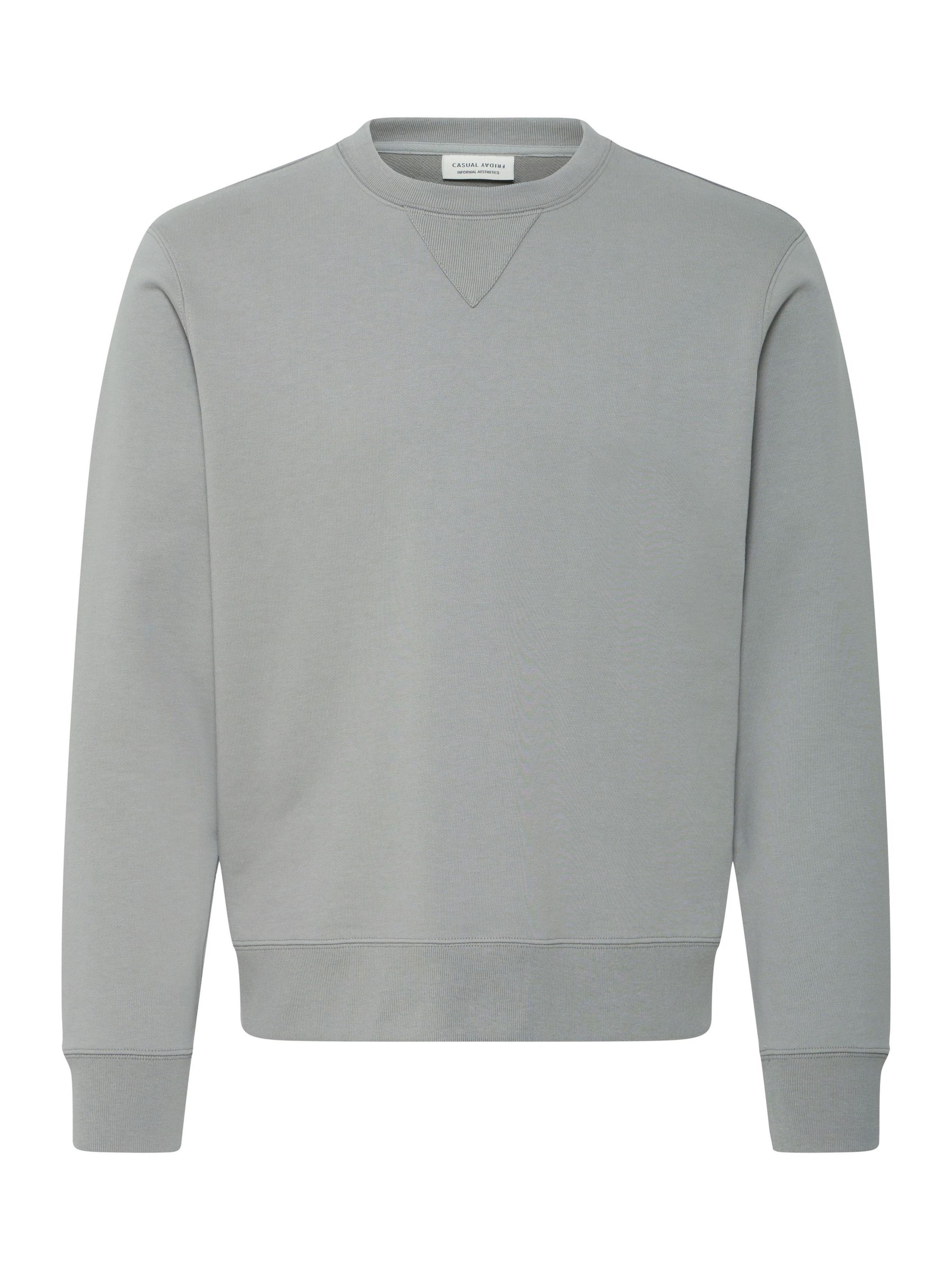 Casual Friday Sweater ' CFPersson ' in Grau: Vorderseite