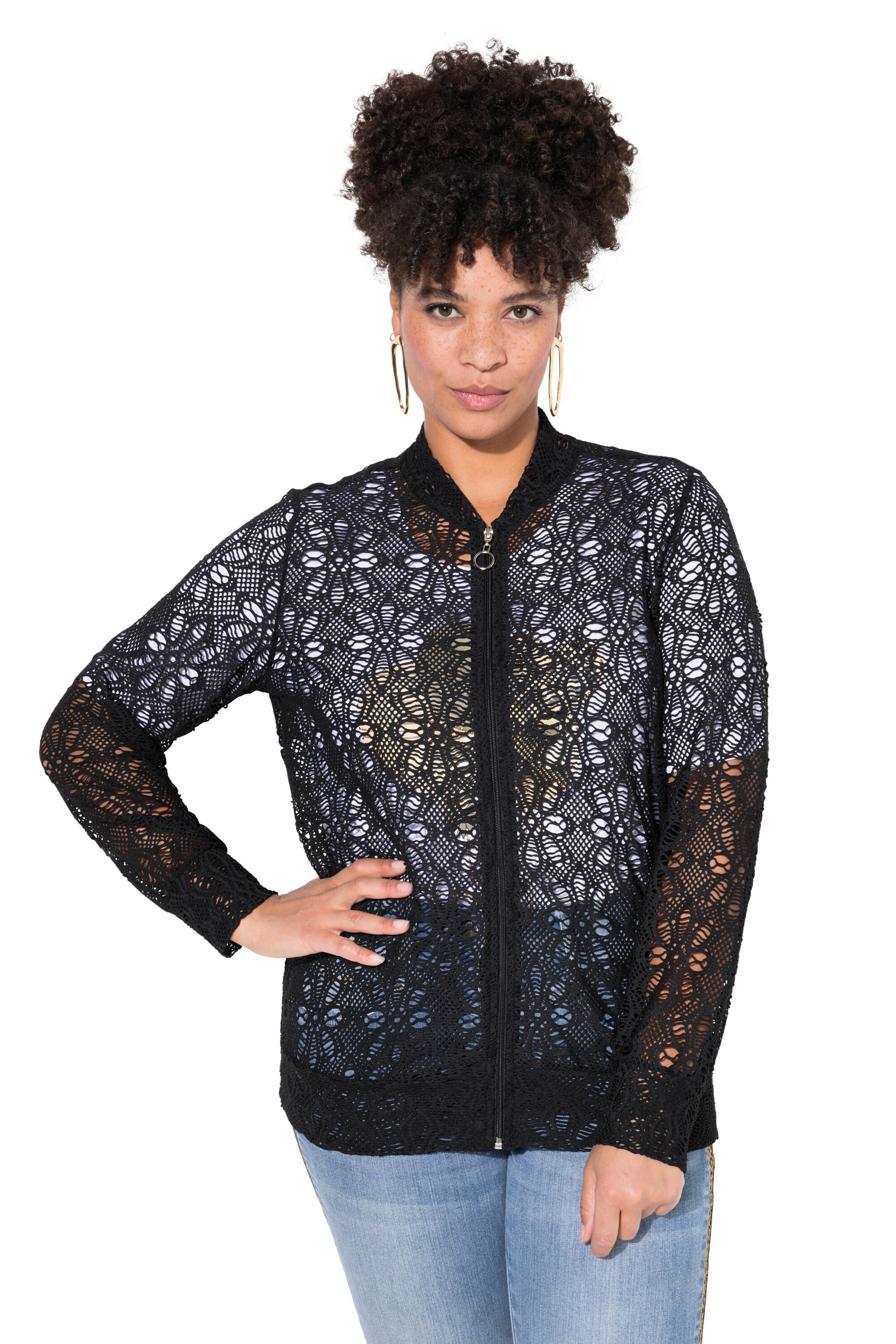 MIAMODA Jacke in Schwarz: Vorderseite