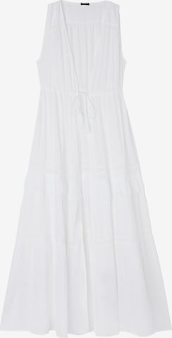 CALZEDONIA Beach Dress in White: front