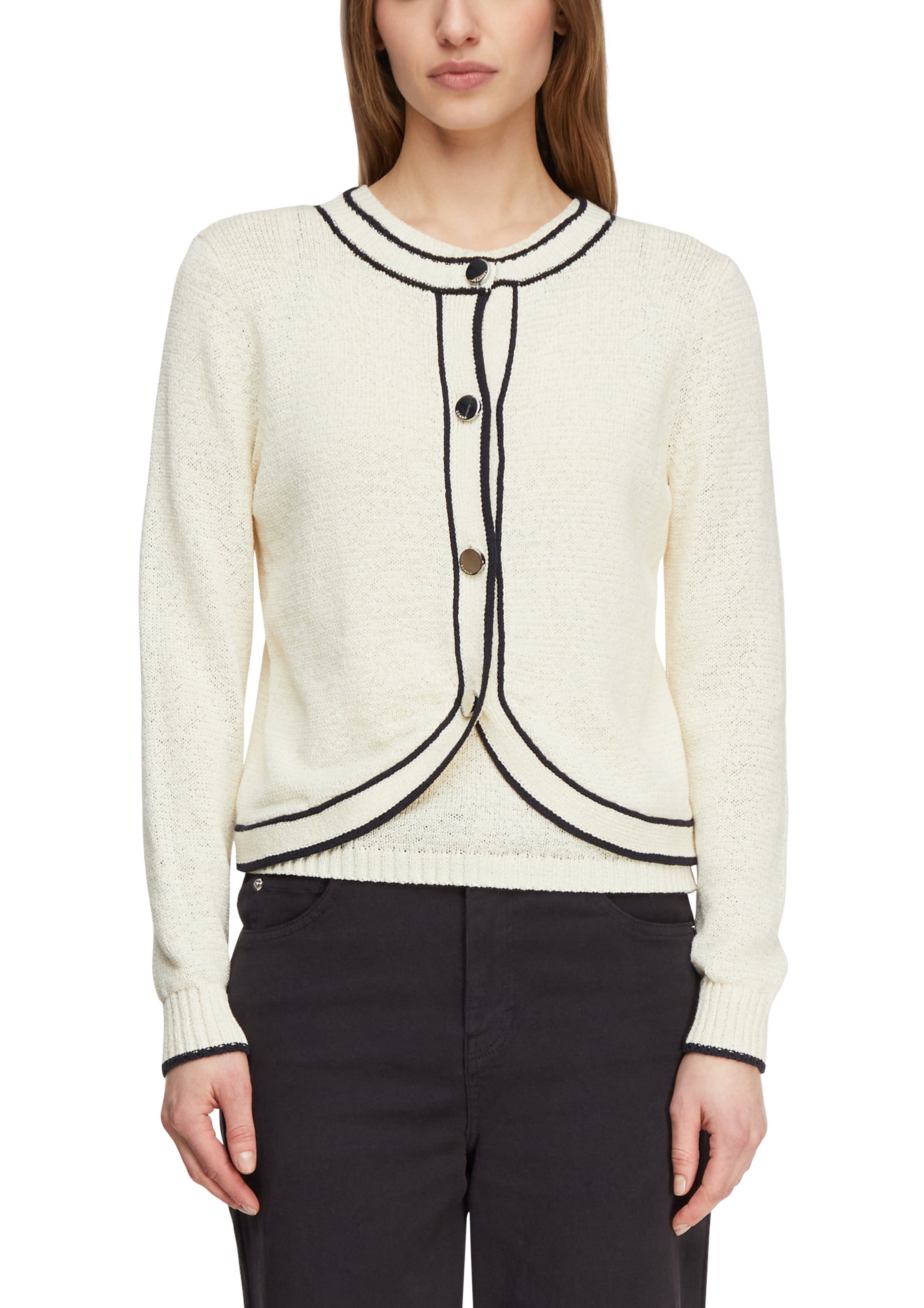 COMMA Gebreid vest in Beige