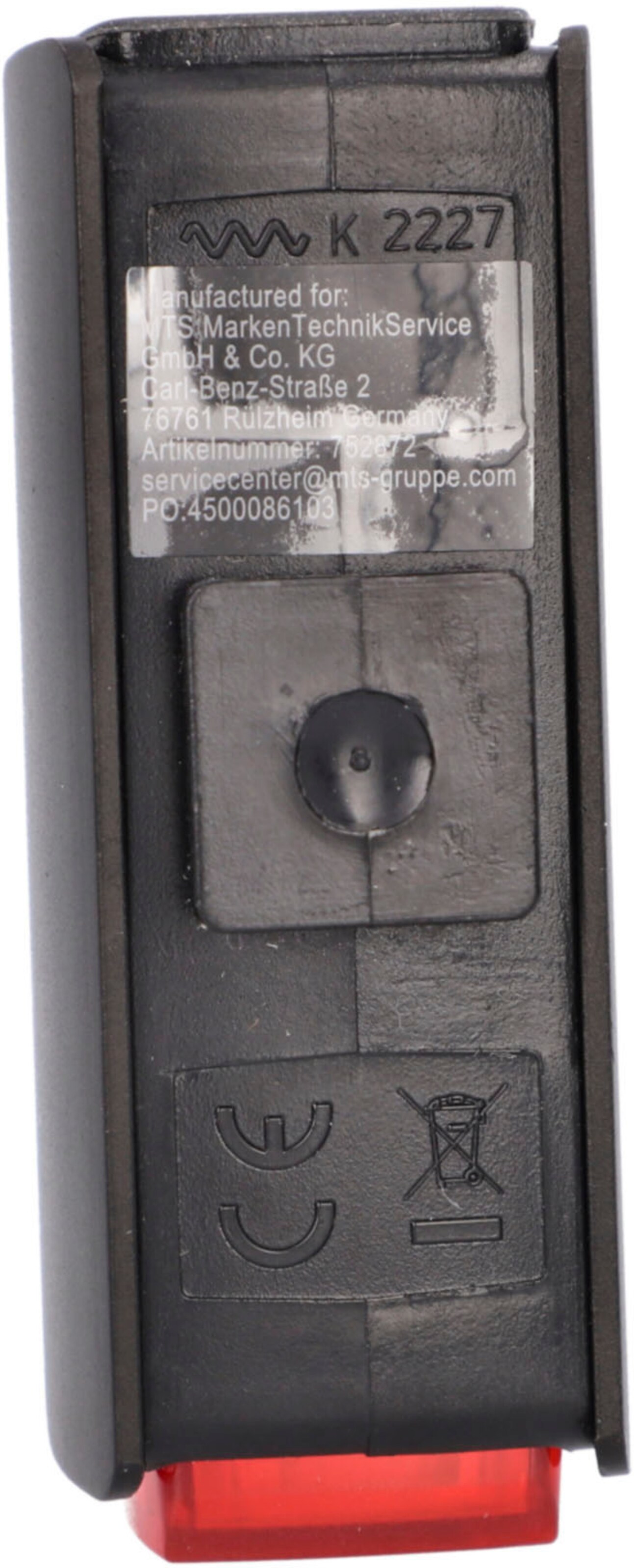 FISCHER Fahrräder Fahrrad-Rücklicht in Schwarz