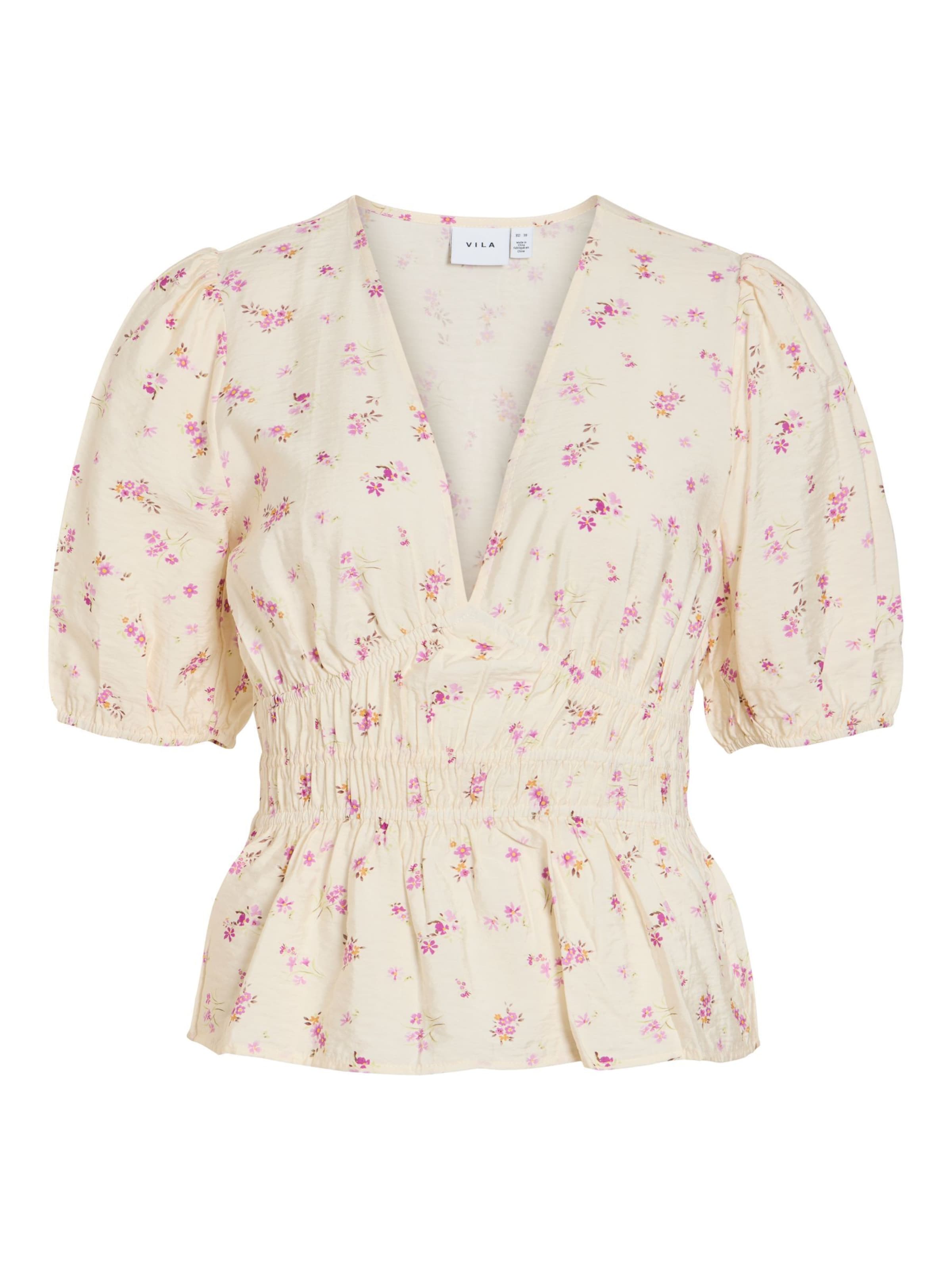 VILA Bluse 'VISmuka' i beige: forside