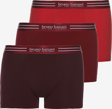 Boxers BRUNO BANANI en rouge : devant