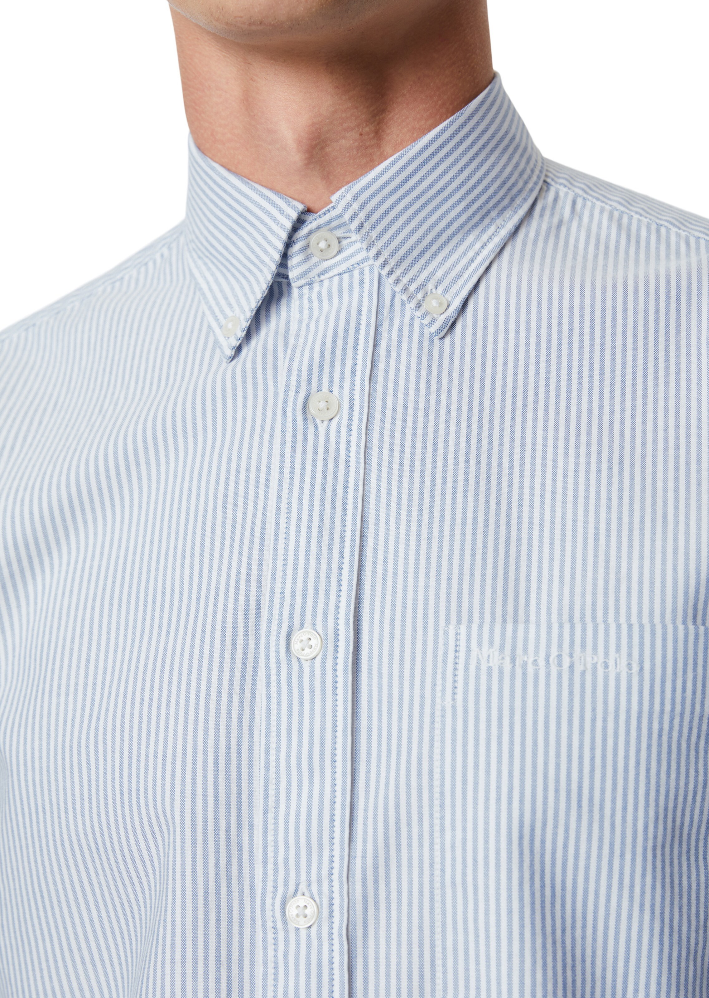 Marc O'Polo Regular fit Button Up Shirt in Blue