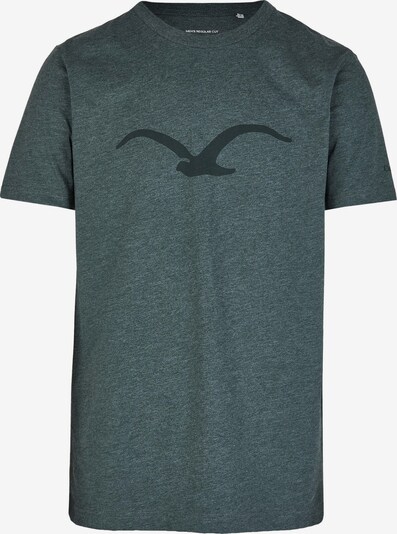 Cleptomanicx T-Shirt 'Mowe' in grün / schwarz, Produktansicht