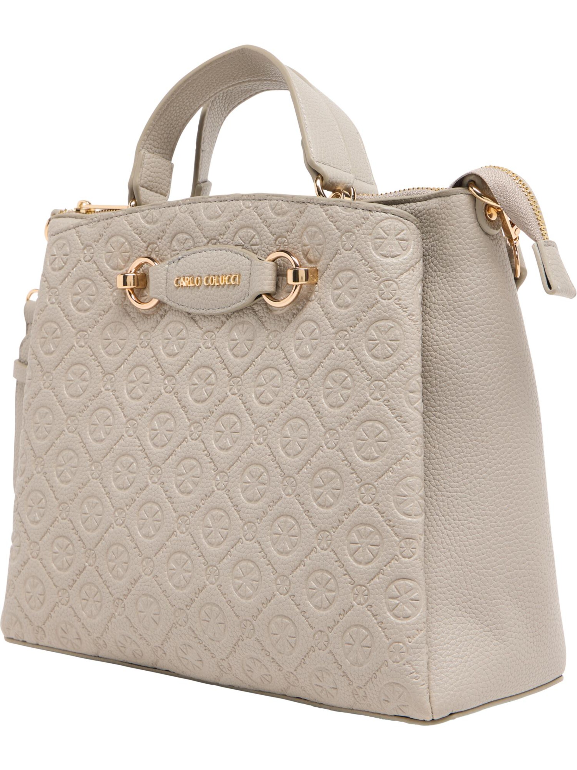 Carlo Colucci Handtasche 'Erla' in Grau