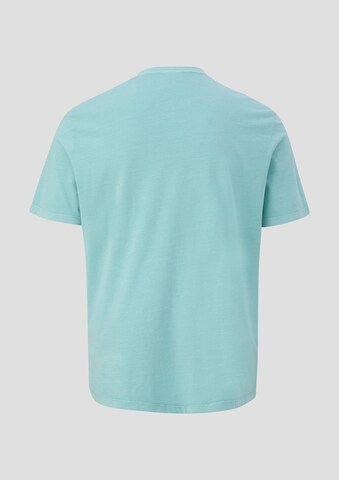 s.Oliver Men Big Sizes Shirt in Blue: back