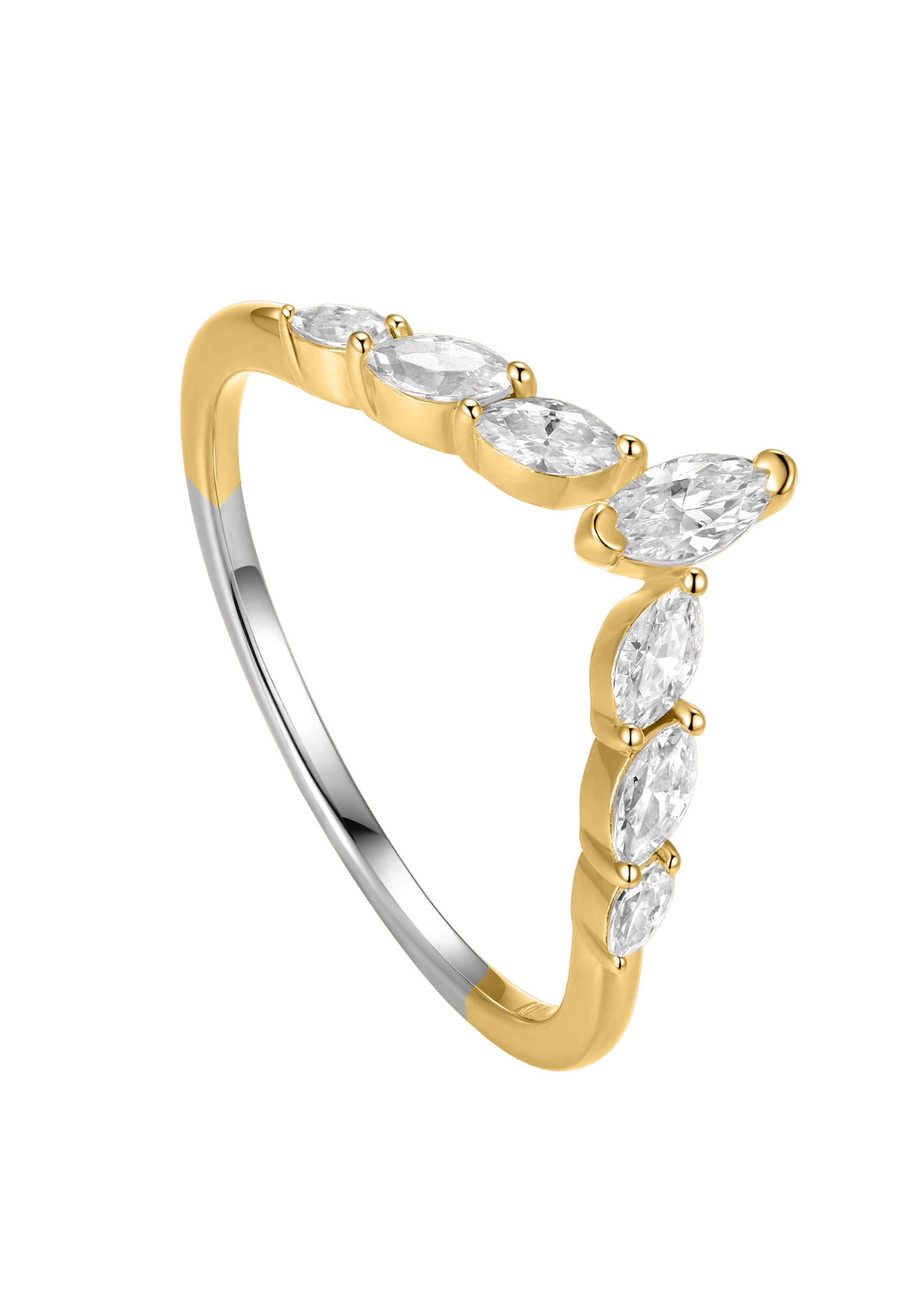 Nana Kay Ring 'Sparkly Couture' in Gold: Vorderseite