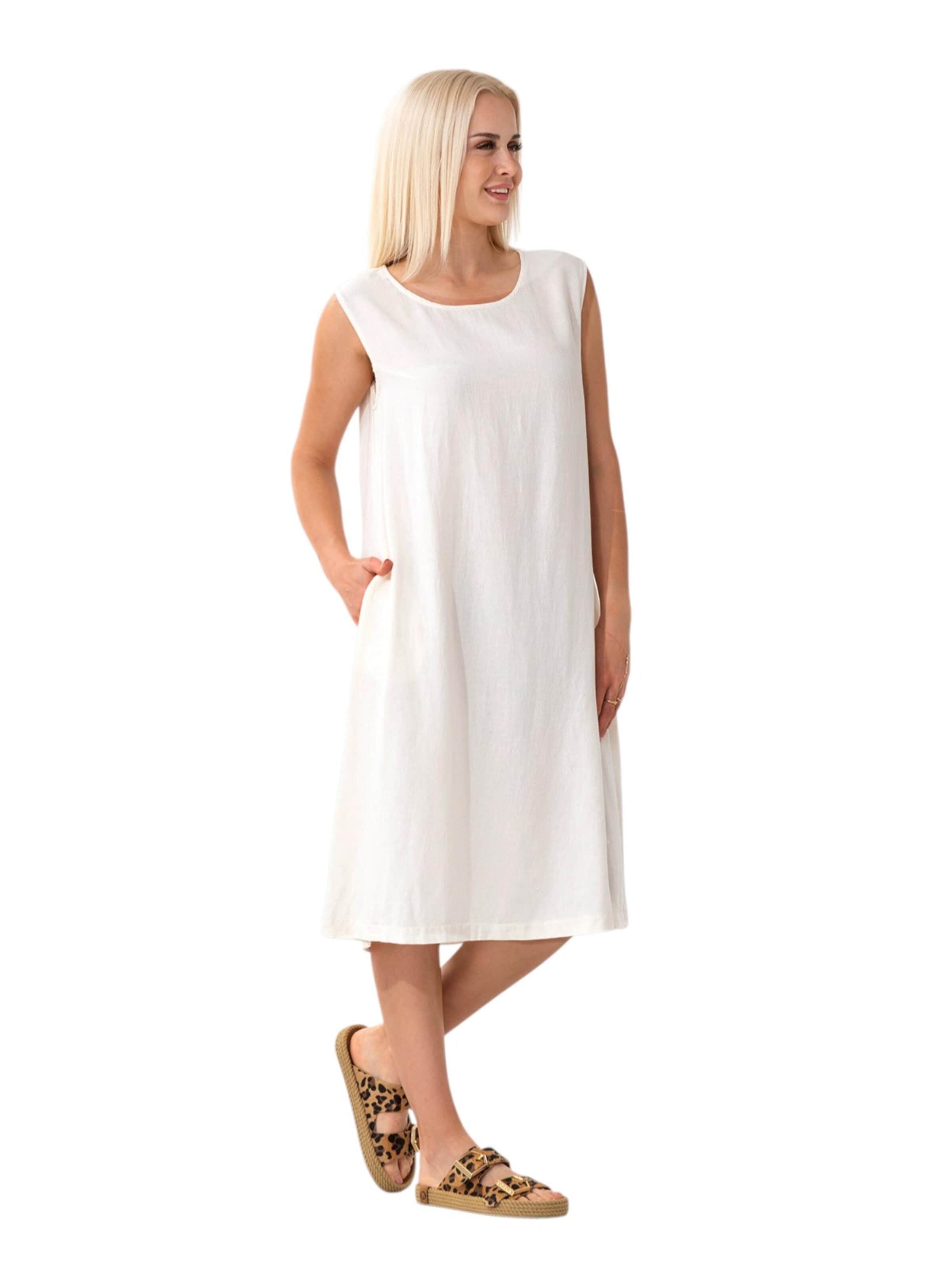 WENOR - Vestido de verano 'ELA' en blanco