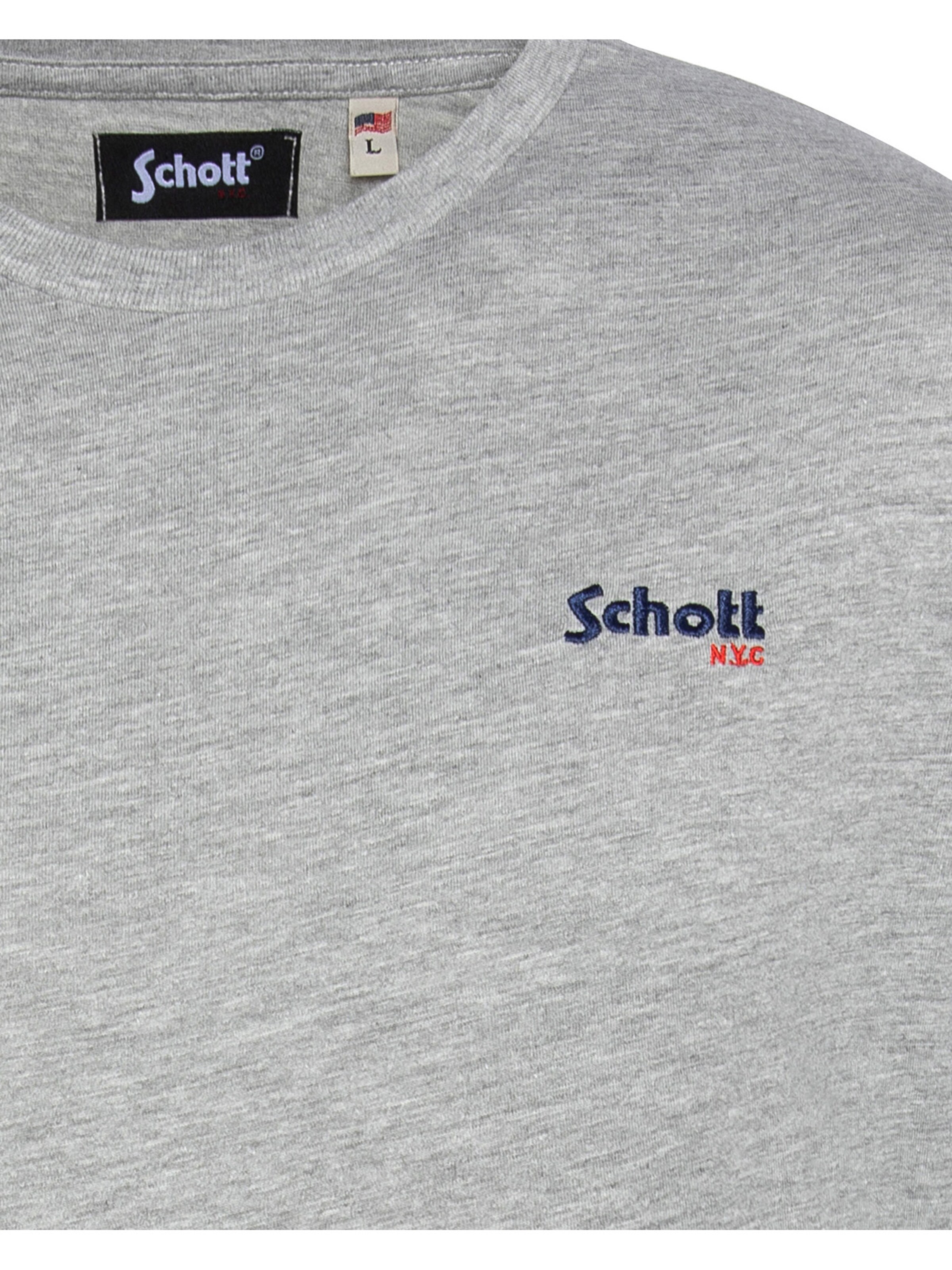Schott NYC Shirt‌‌ in Grau