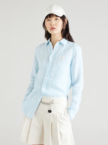 Polo Ralph Lauren Blouse in Blauw: voorkant