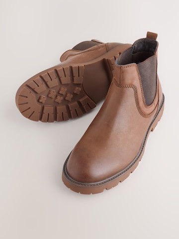 Next Chelsea Boots in Braun