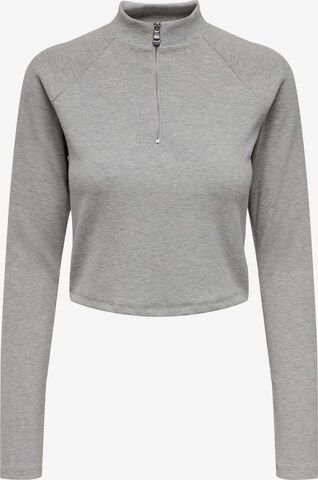 ONLY PLAY Athletic Sweater in Grey: front